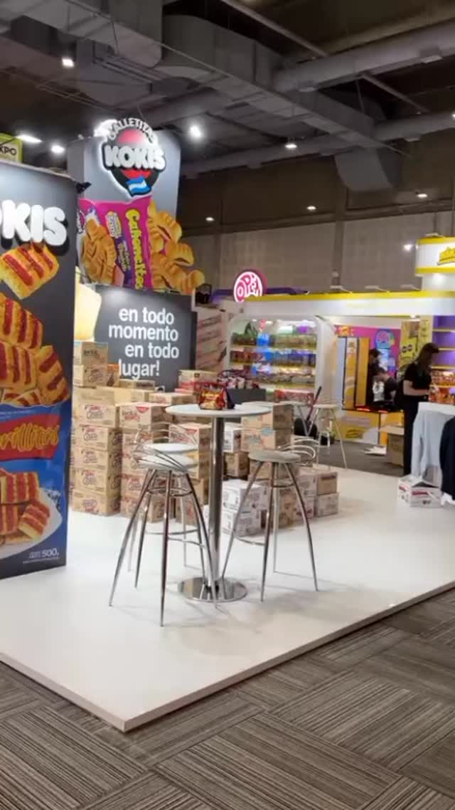 Diseño y construcción del stand de Kokis para Expogolosinas 2026
