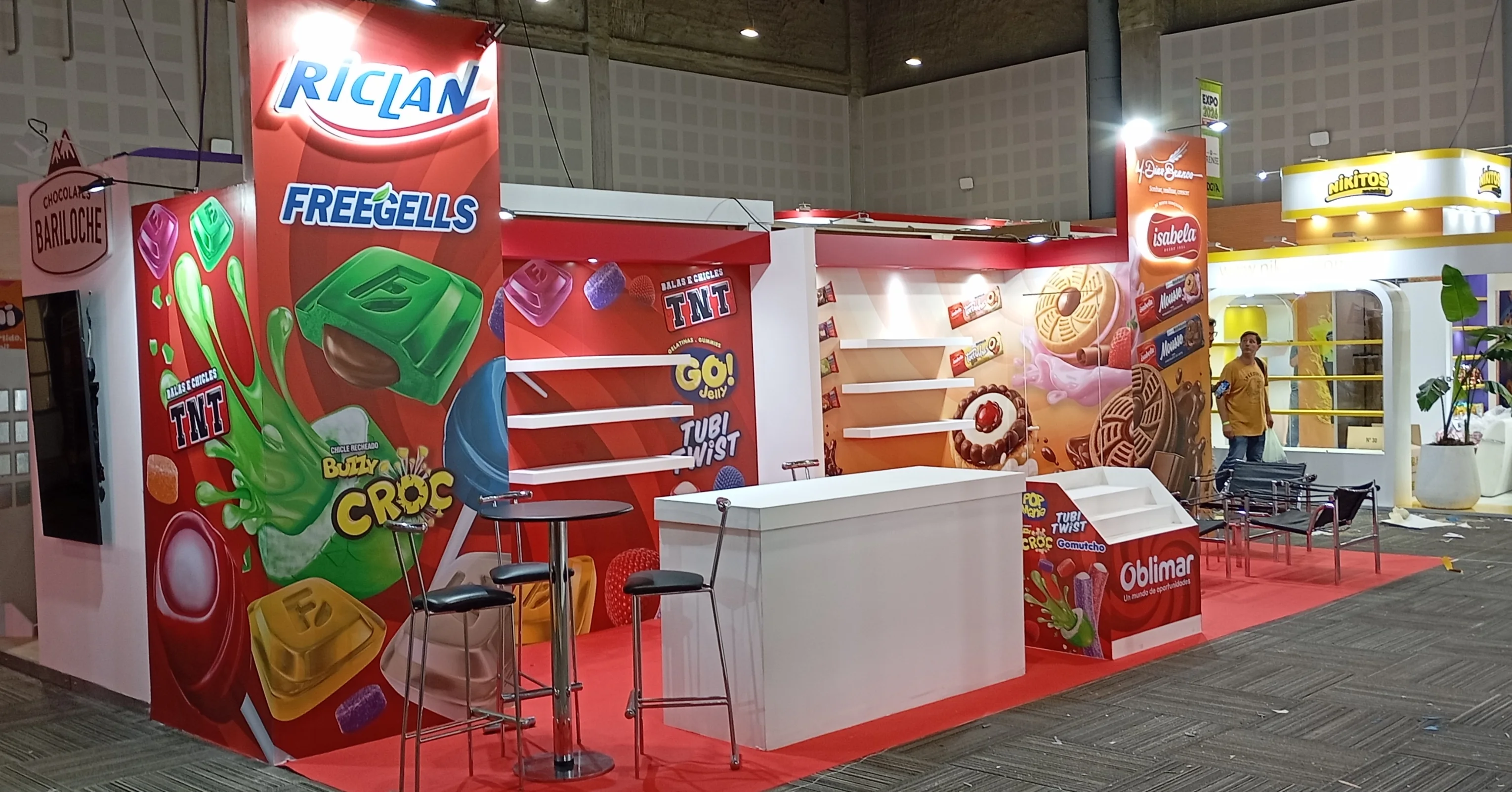 Diseño y construcción del stand de Oblimar para Expogolosinas 2026
