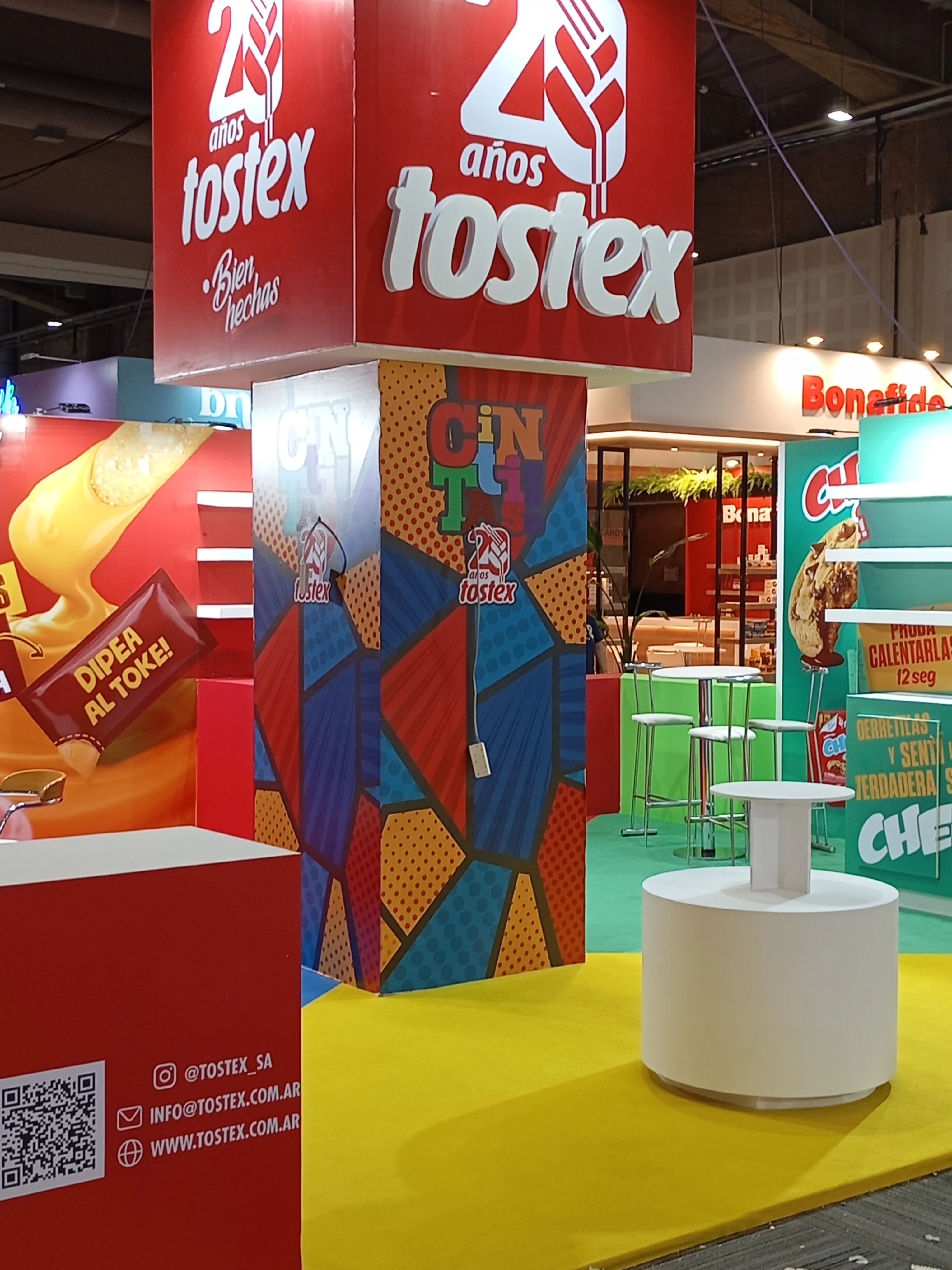 Diseño y construcción del stand de Tostex para Expogolosinas 2026